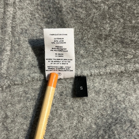 THEORY TRALSMIN DF NEW DIVIDE Gray Wool/Cashmere Moto Jacket S/ Read description - Picture 11 of 16